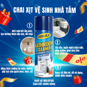 Chai xịt vệ sinh nhà tắm